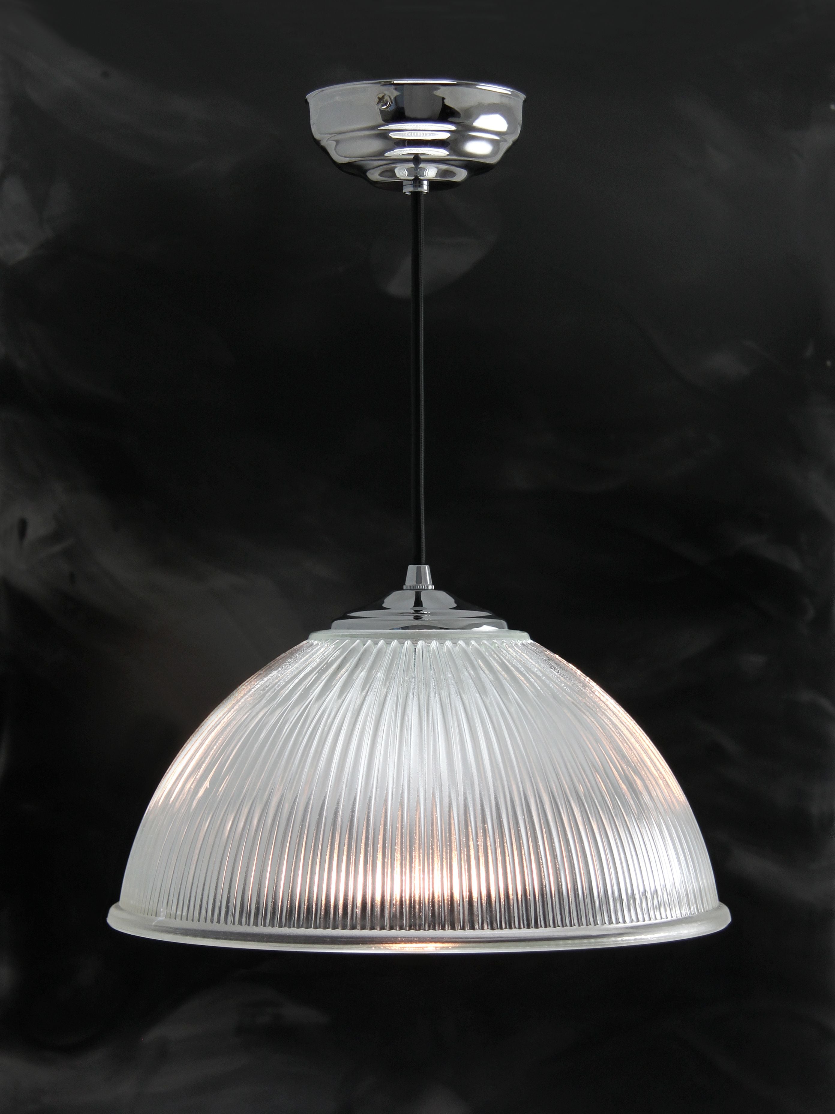 Traditional "Ribbed” Dome Pendant 305 mm