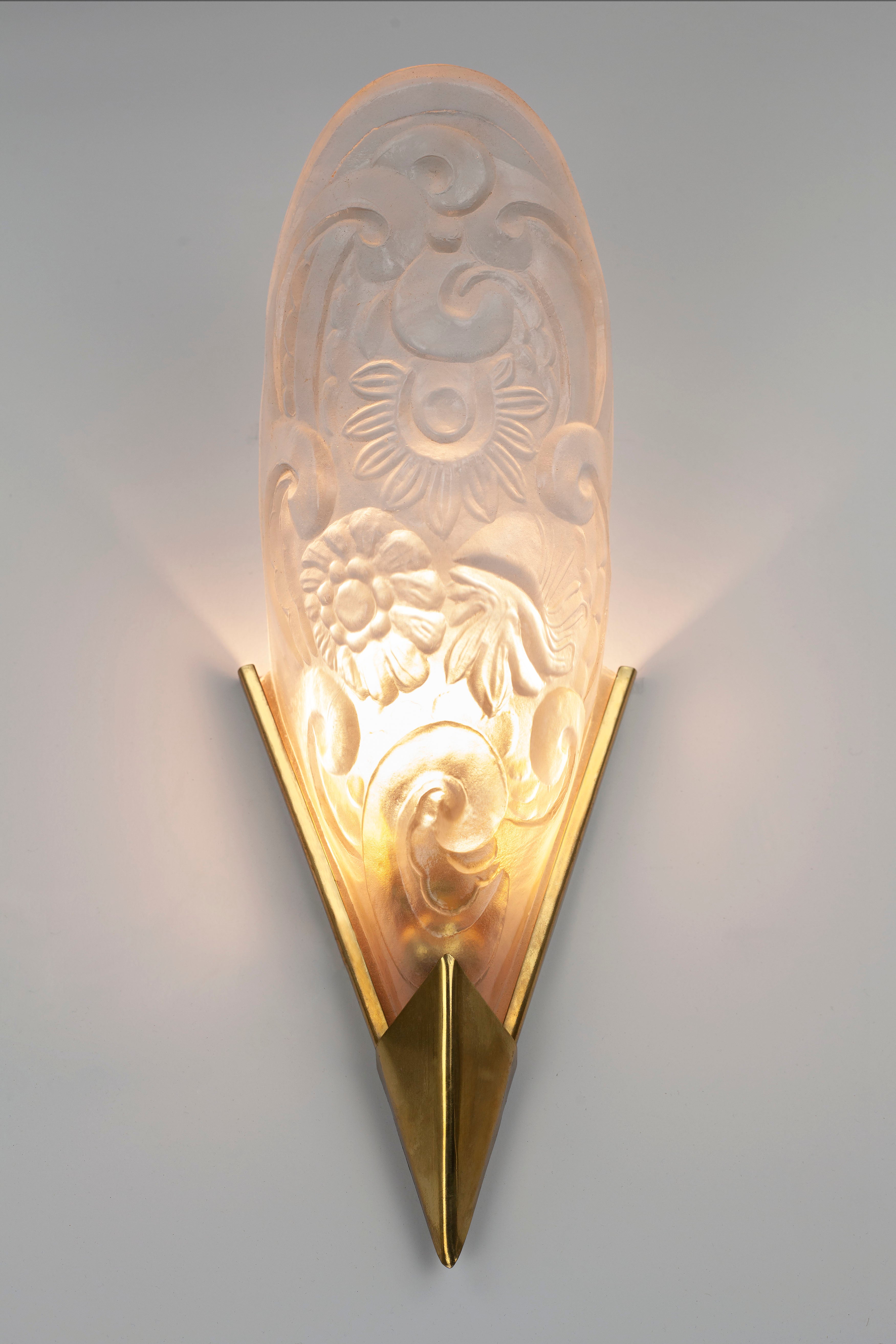 Fleur Deco Wall Light Clear