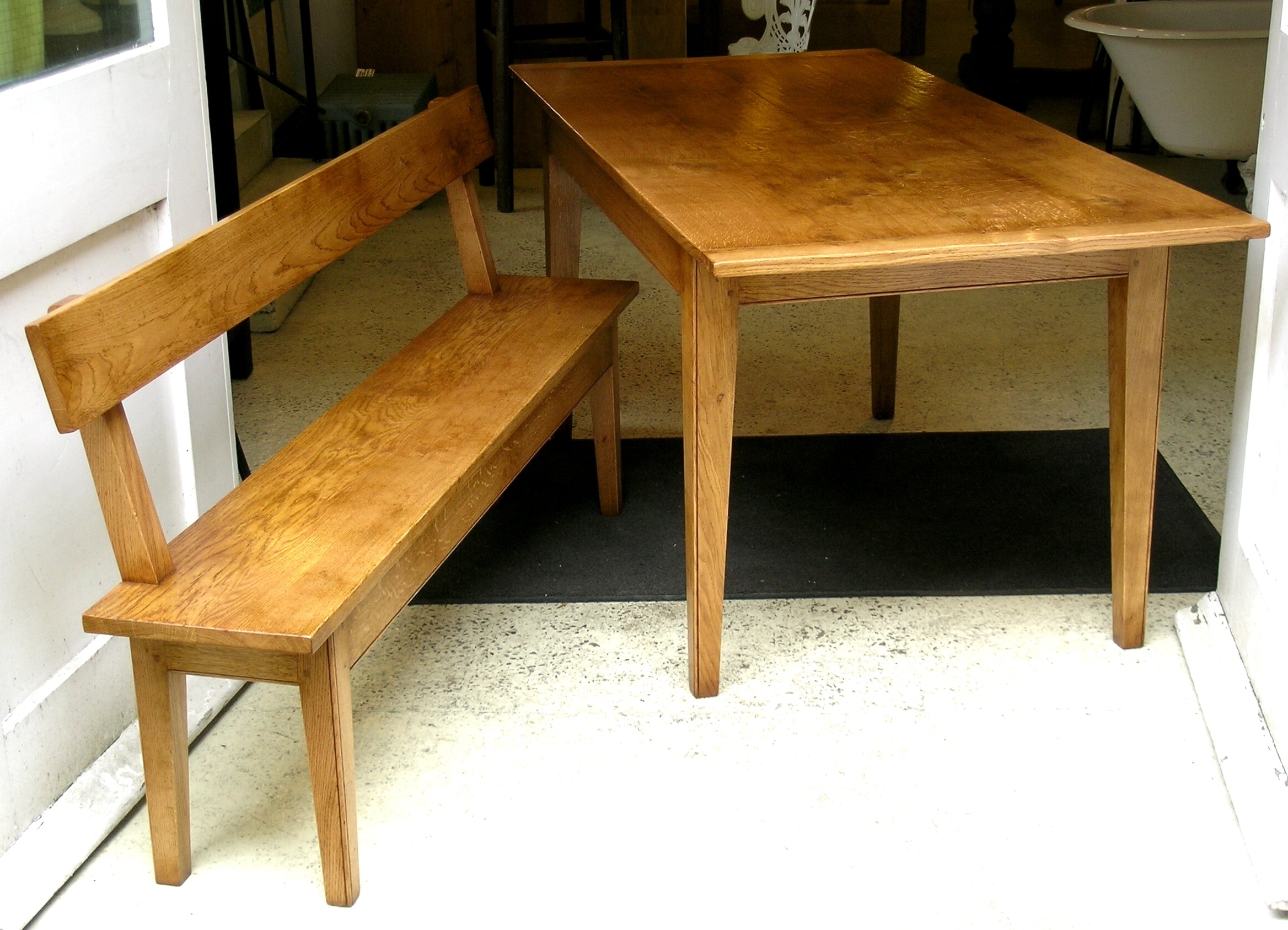 French Style Table and Matching Bench