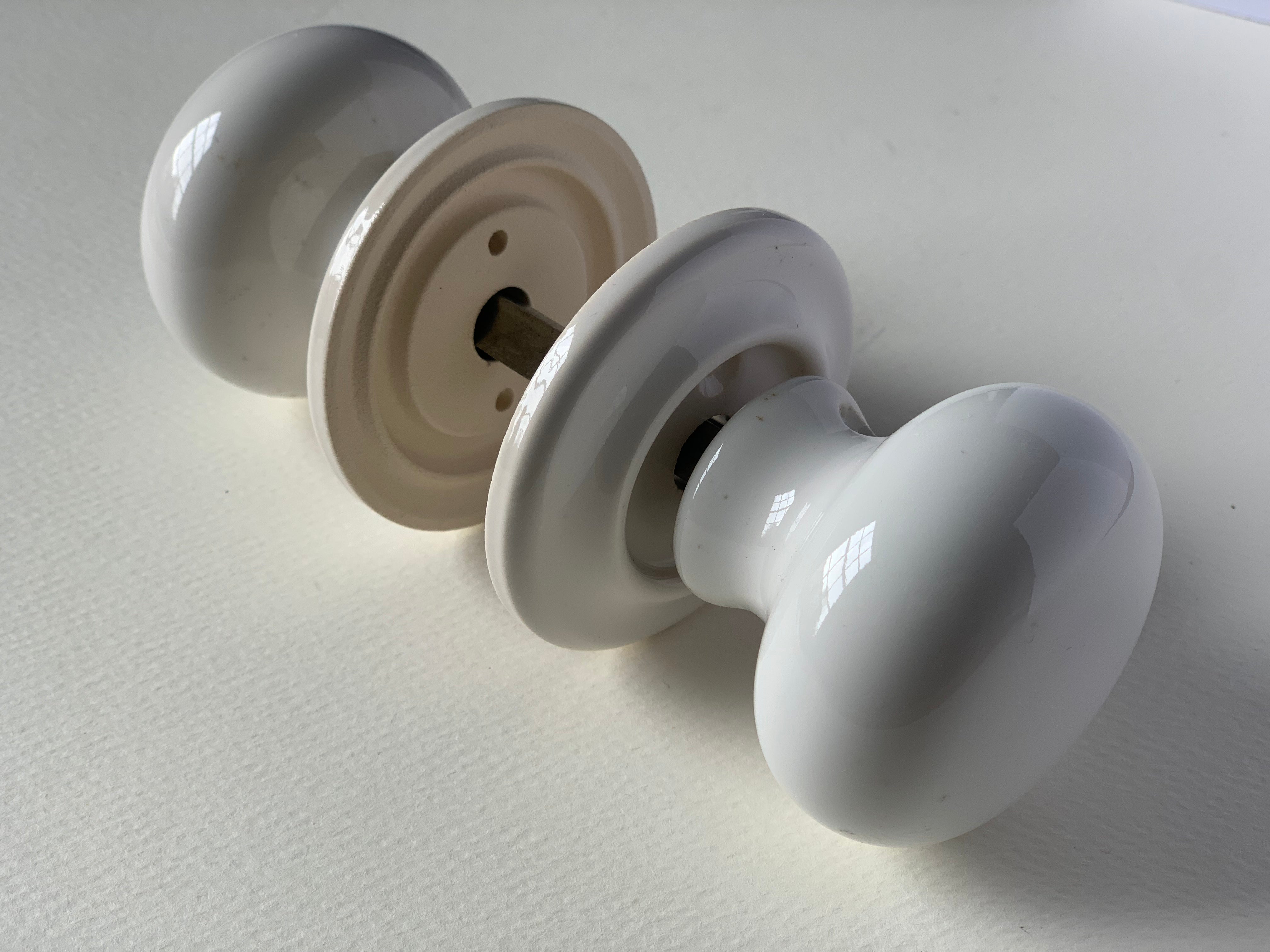 ceramic door knob set