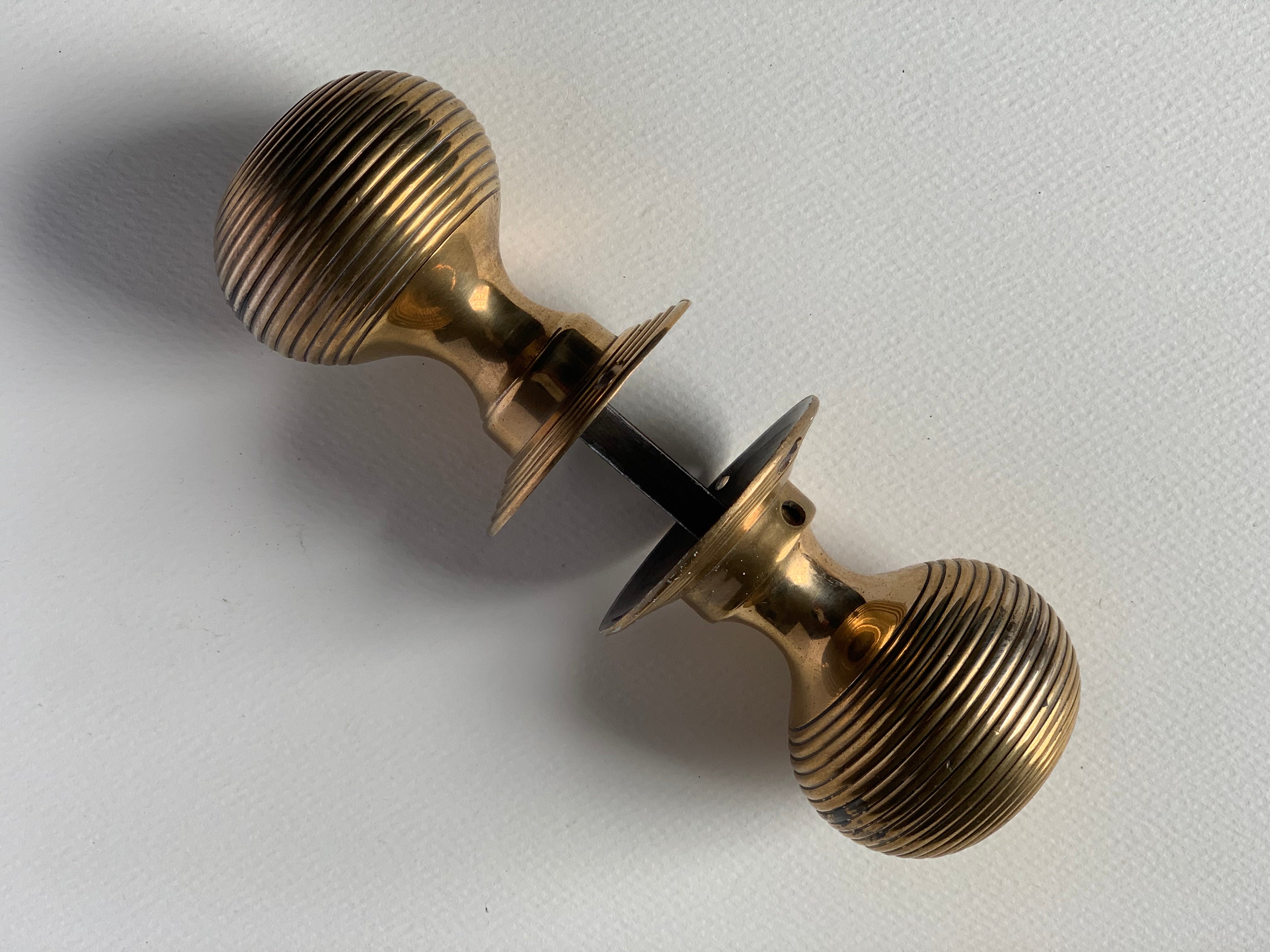 Reclaimed Brass doorknob set