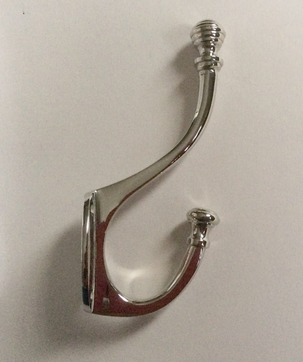 Nickel Beehive Hat and Coat Hook.