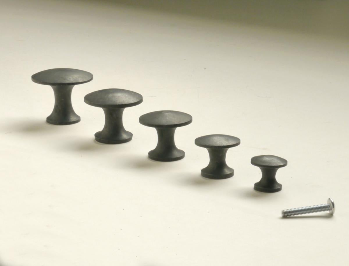 Iron cupboard knob, 3/4" (20mm) Diameter