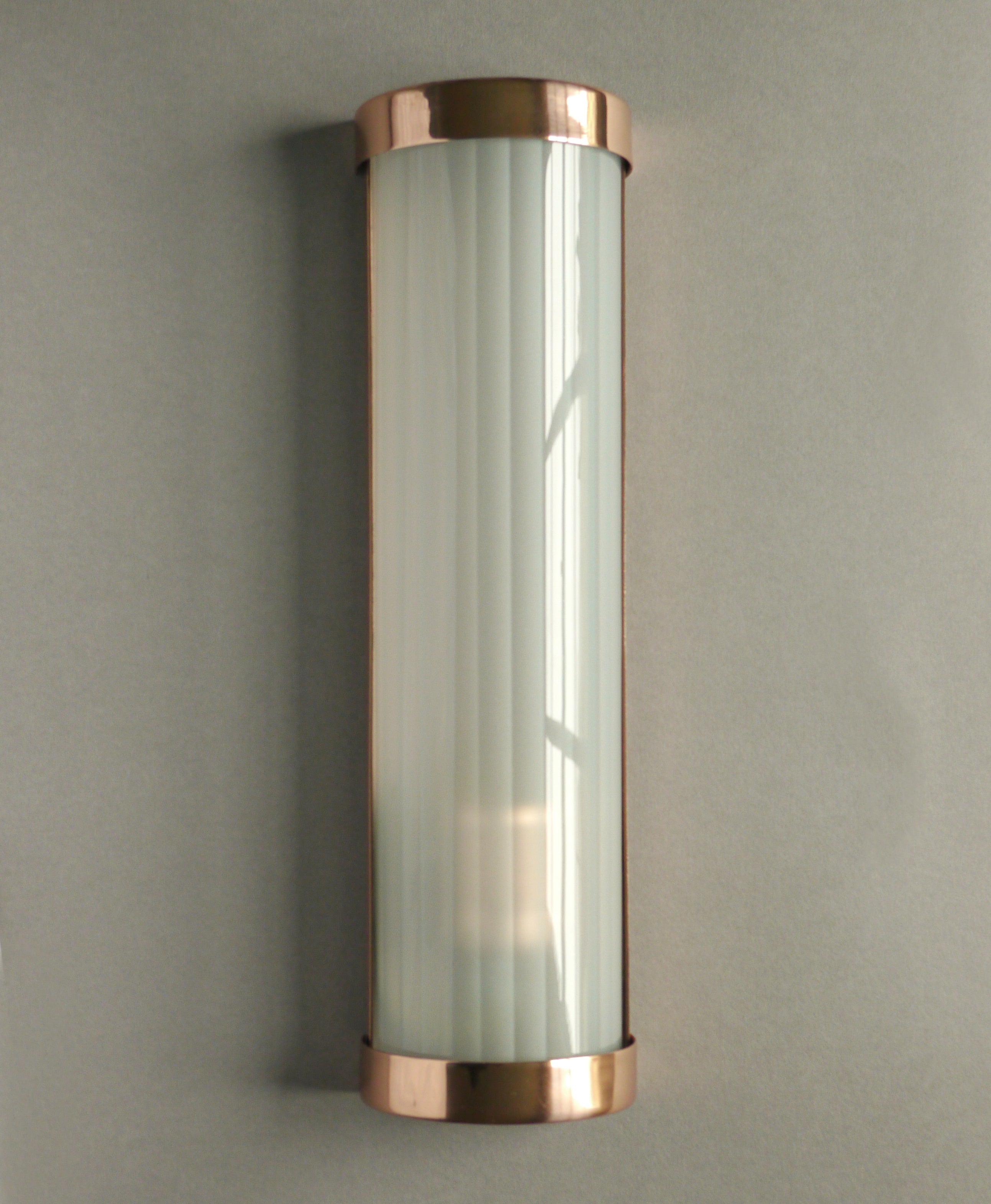 Deco Style Wall Light, Copper, for Bathroom
