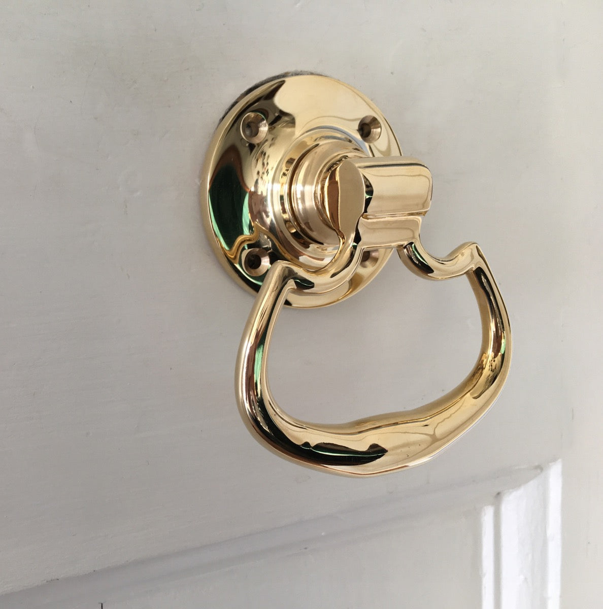 Plain Dutch Drop Handles for Mortice Latch 76mm PAIR