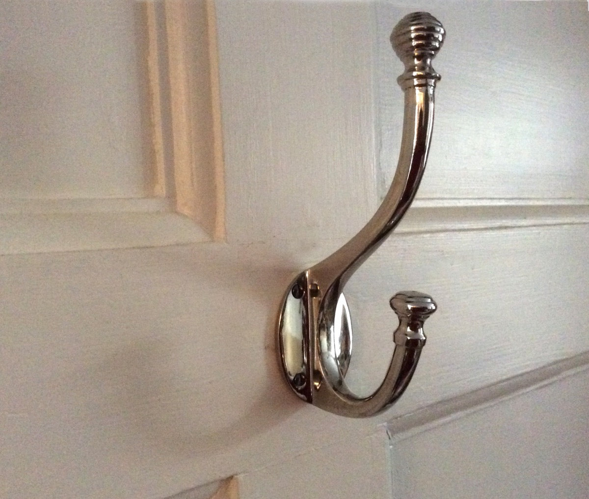 Nickel Beehive Hat and Coat Hook.