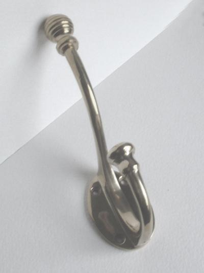 Nickel Beehive Hat and Coat Hook.