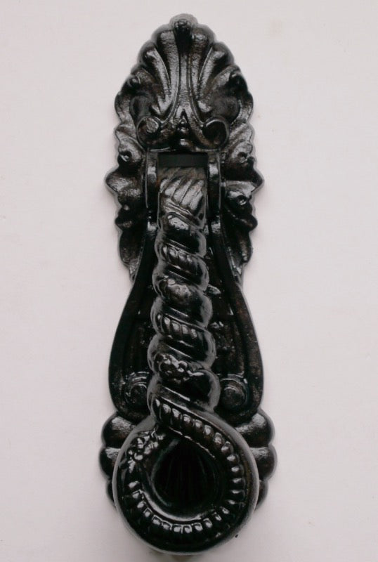 Door Knocker, Rope Design, Cast Iron