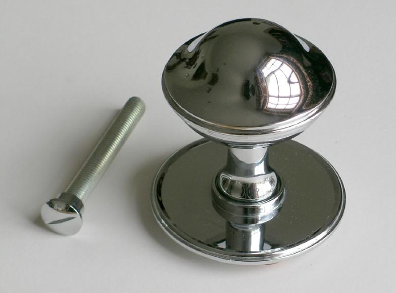 SALE Heavy Centre Pull Knob, Chrome