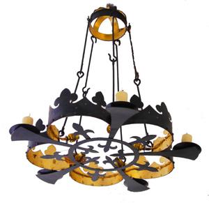 Steel Queen Pendant with Gilt Interior