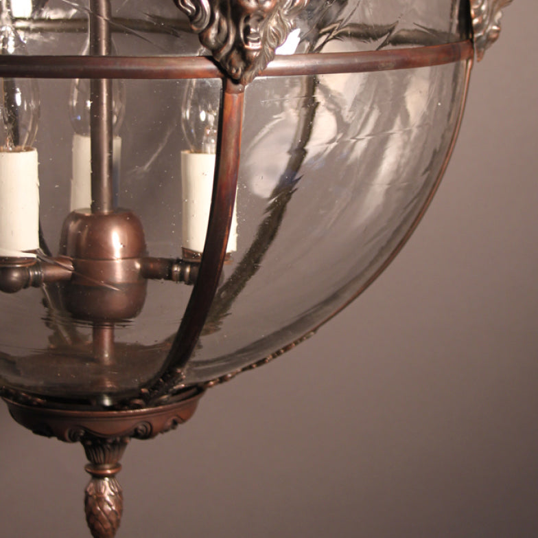 Brass, Bronze, Copper & Verdigris Ceiling Pendants