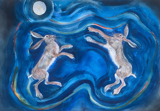 Dancing Hares