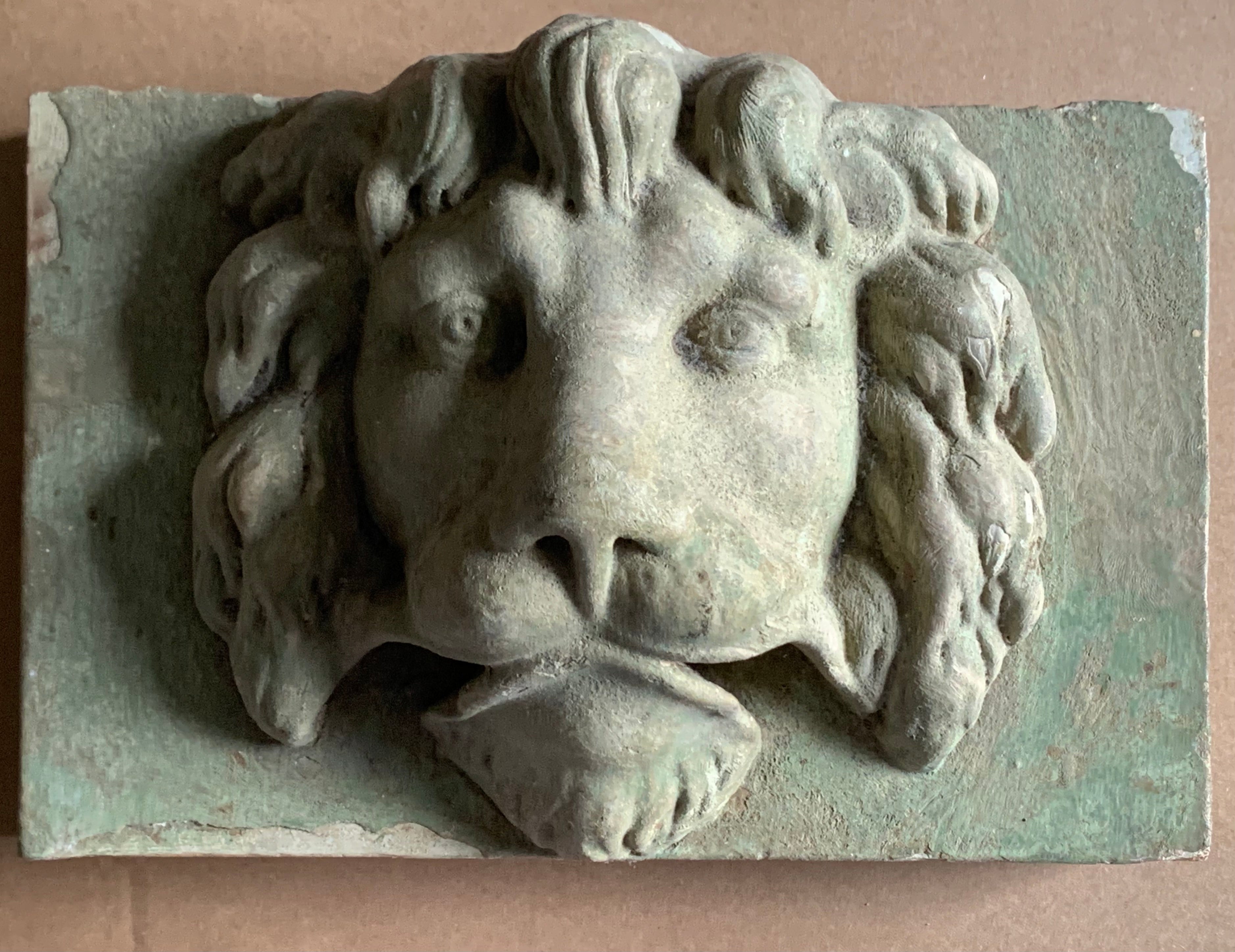 Antique Lion Face