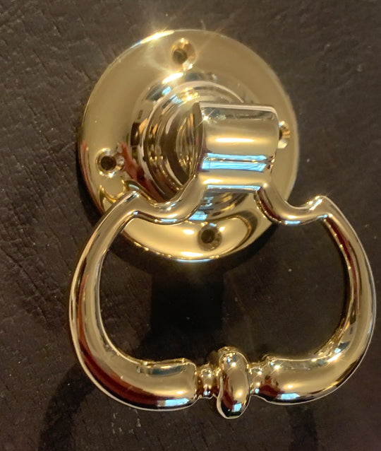 Knopped Dutch-Drop Handles for mortice latch, 76 mm PAIR