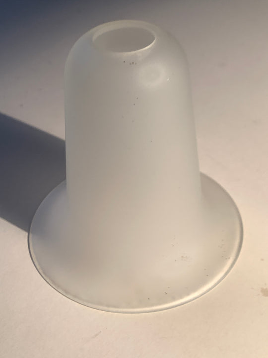 Etched glass bell  light shade, Edwardian Style .