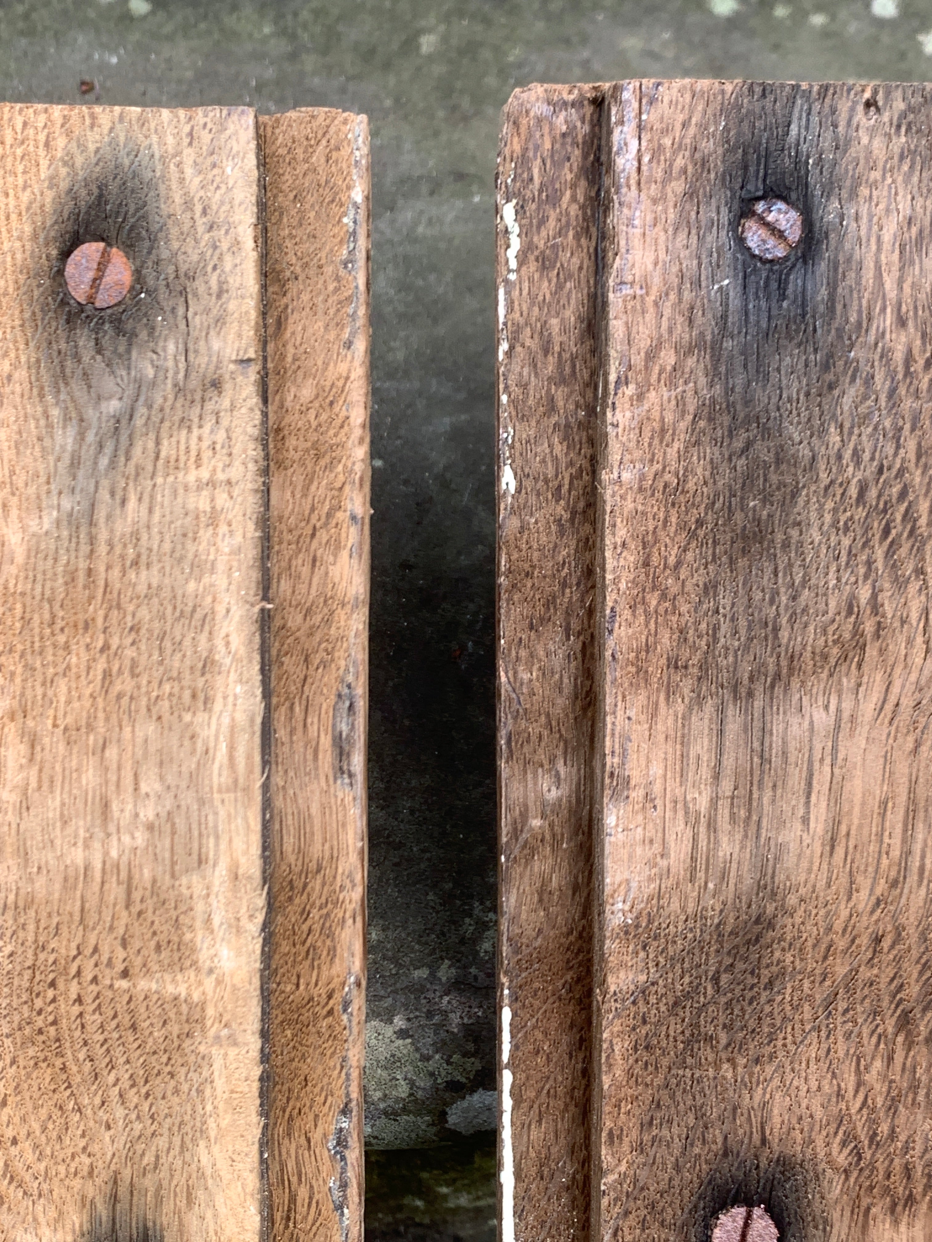 Pair of antique carved oak dcorations  with fruit and flowers.