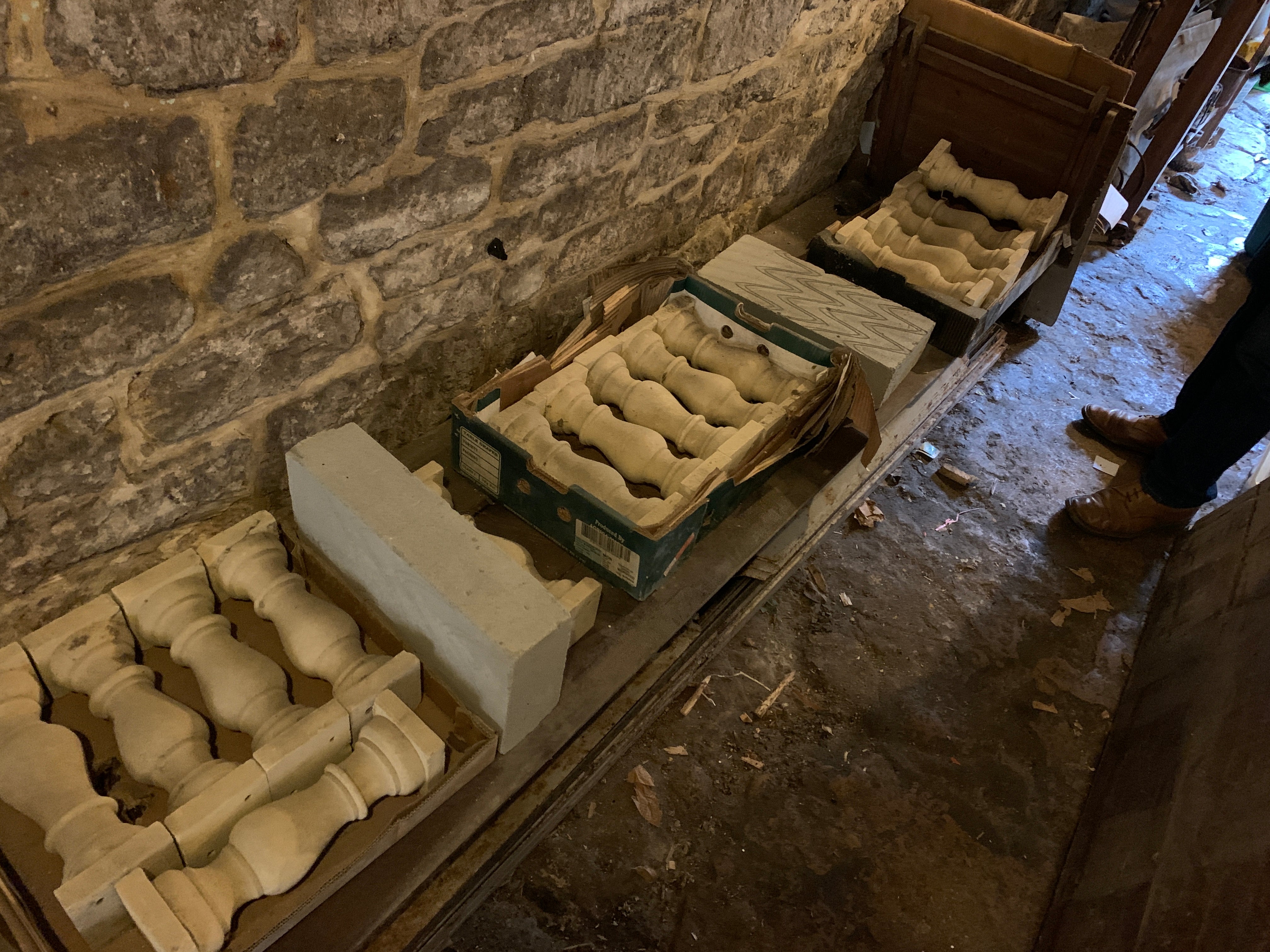 33cm antique baluster