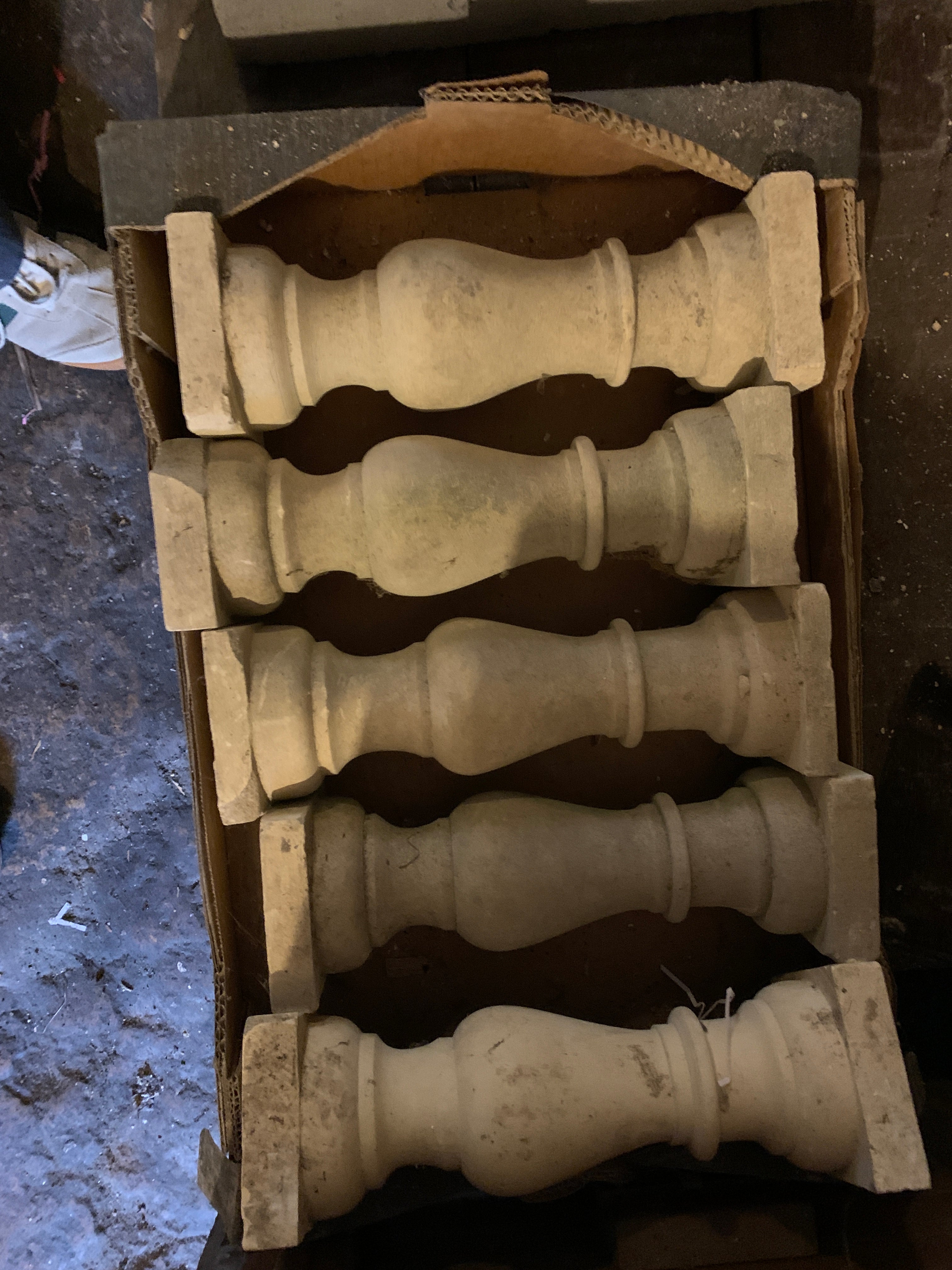 33cm antique baluster