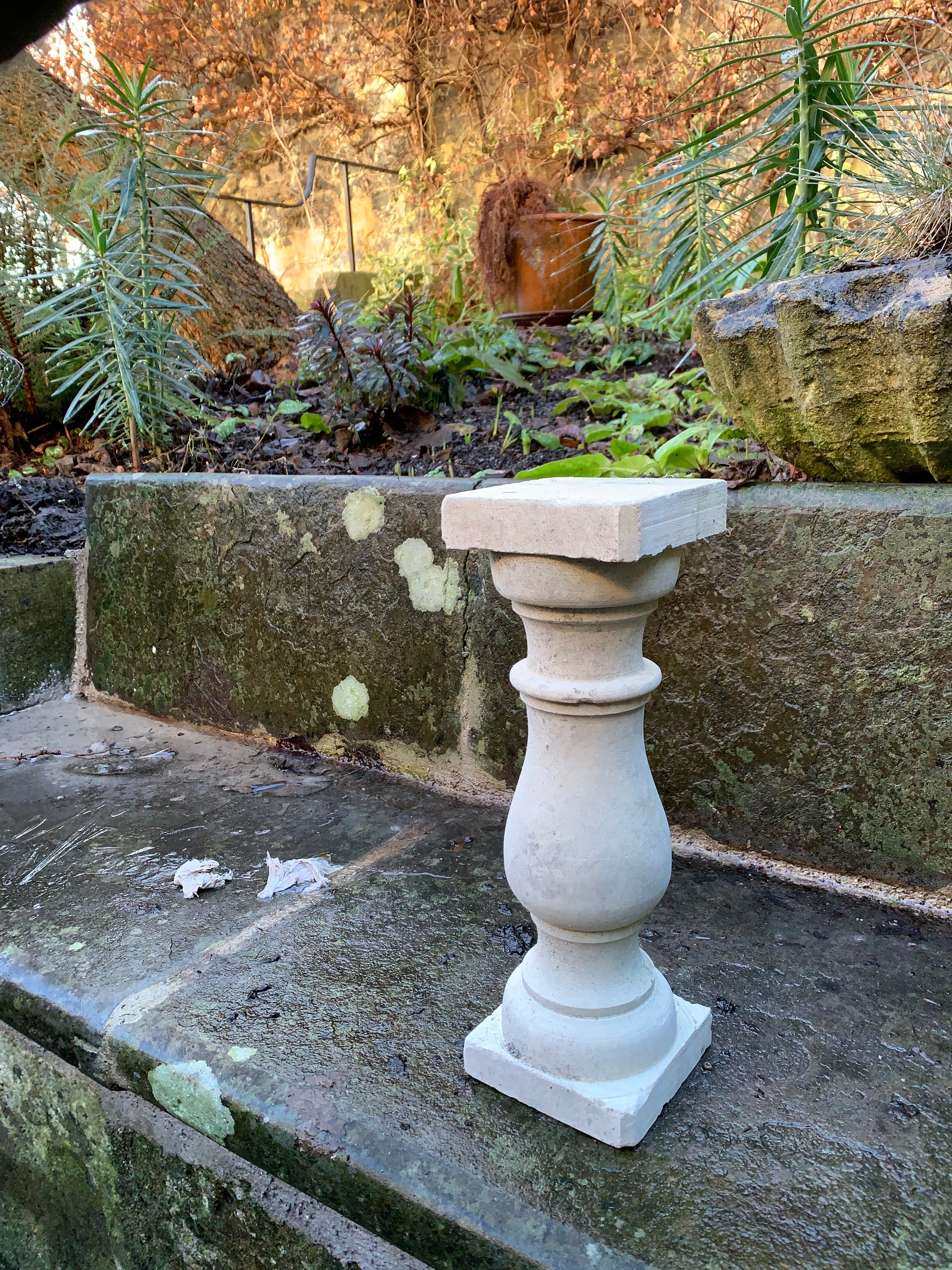 33cm antique baluster