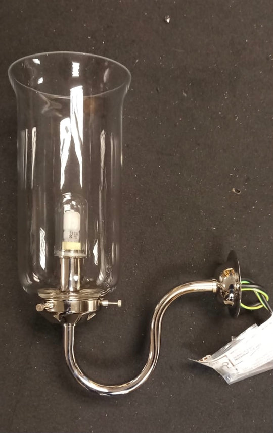 Storm light, for bathroom, IP44 , nickel