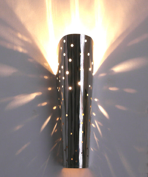 Slightly imperfect,  Nickel Sprinkle wall light