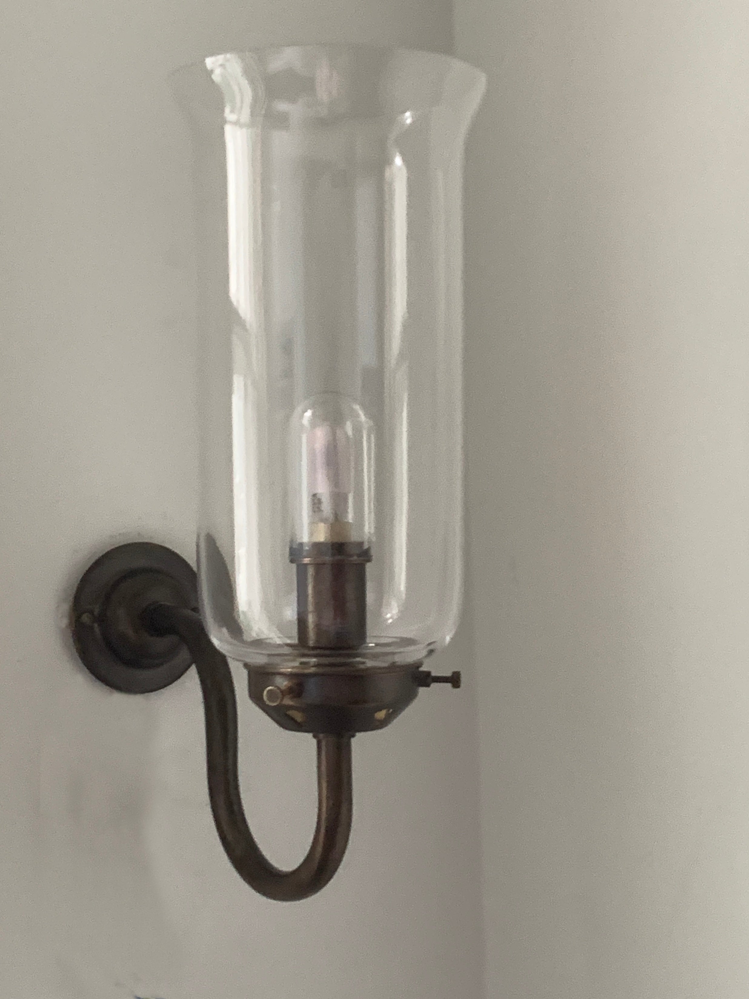 Storm Wall Light for Bathroom IP44, Dark Bronze finish.