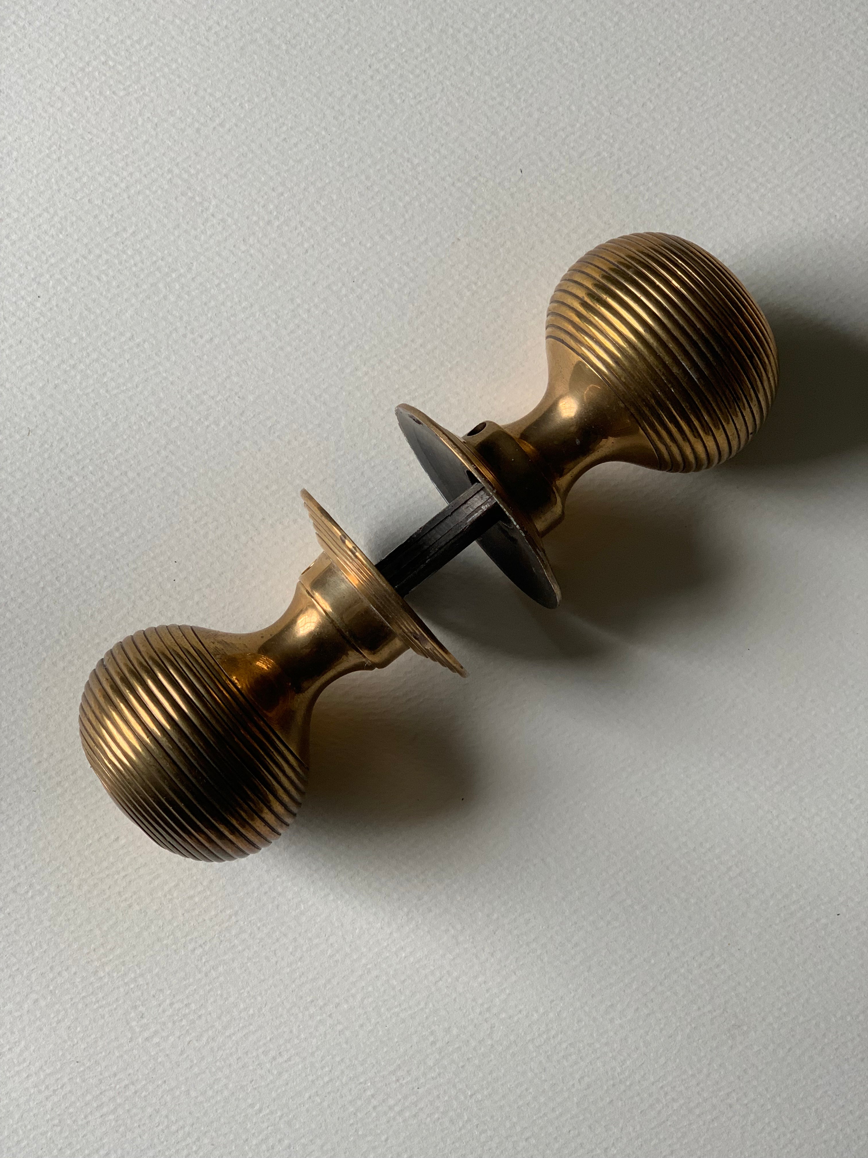 Reclaimed Brass doorknob set