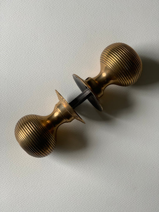 Reclaimed Brass doorknob set