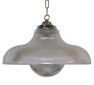 Traditional"Prismatic" Pendant with Globe