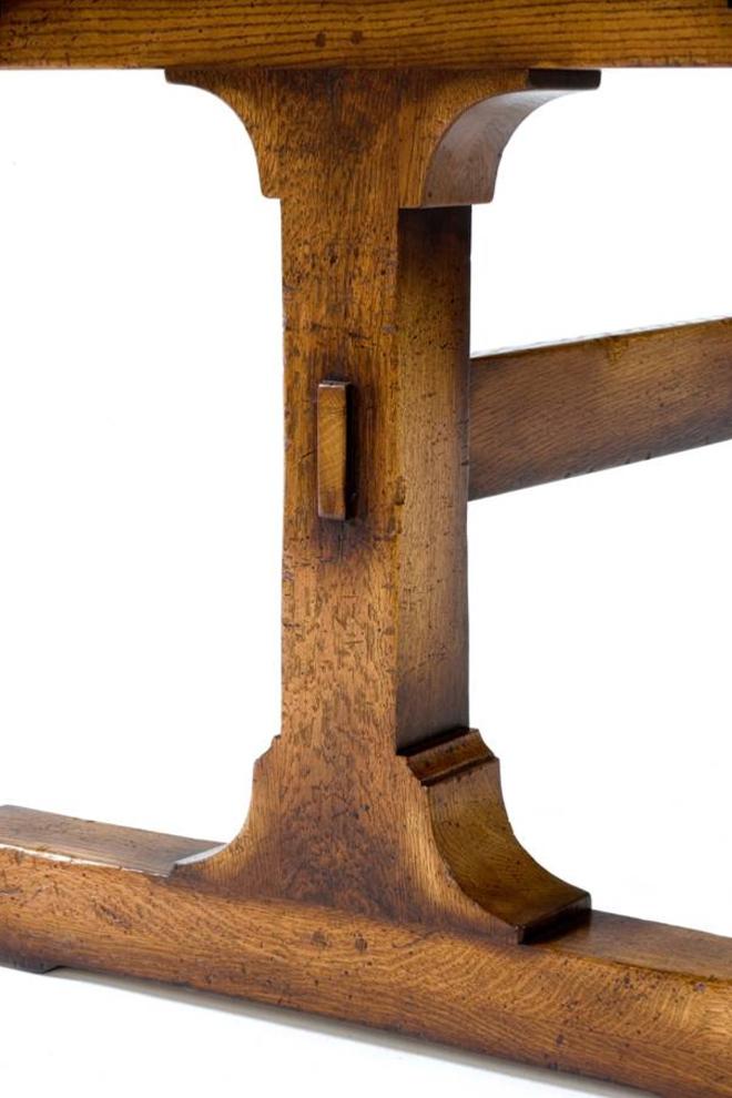 Abbot's Style Refectory Table with Extension Leaves