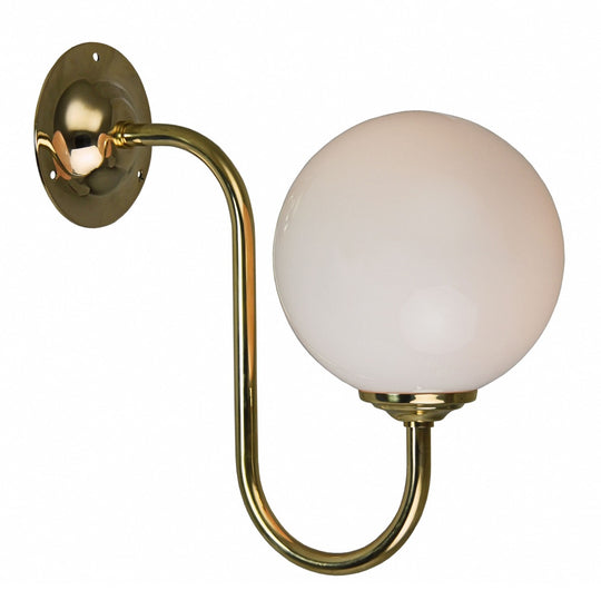 Globe Wall Bracket, Brass