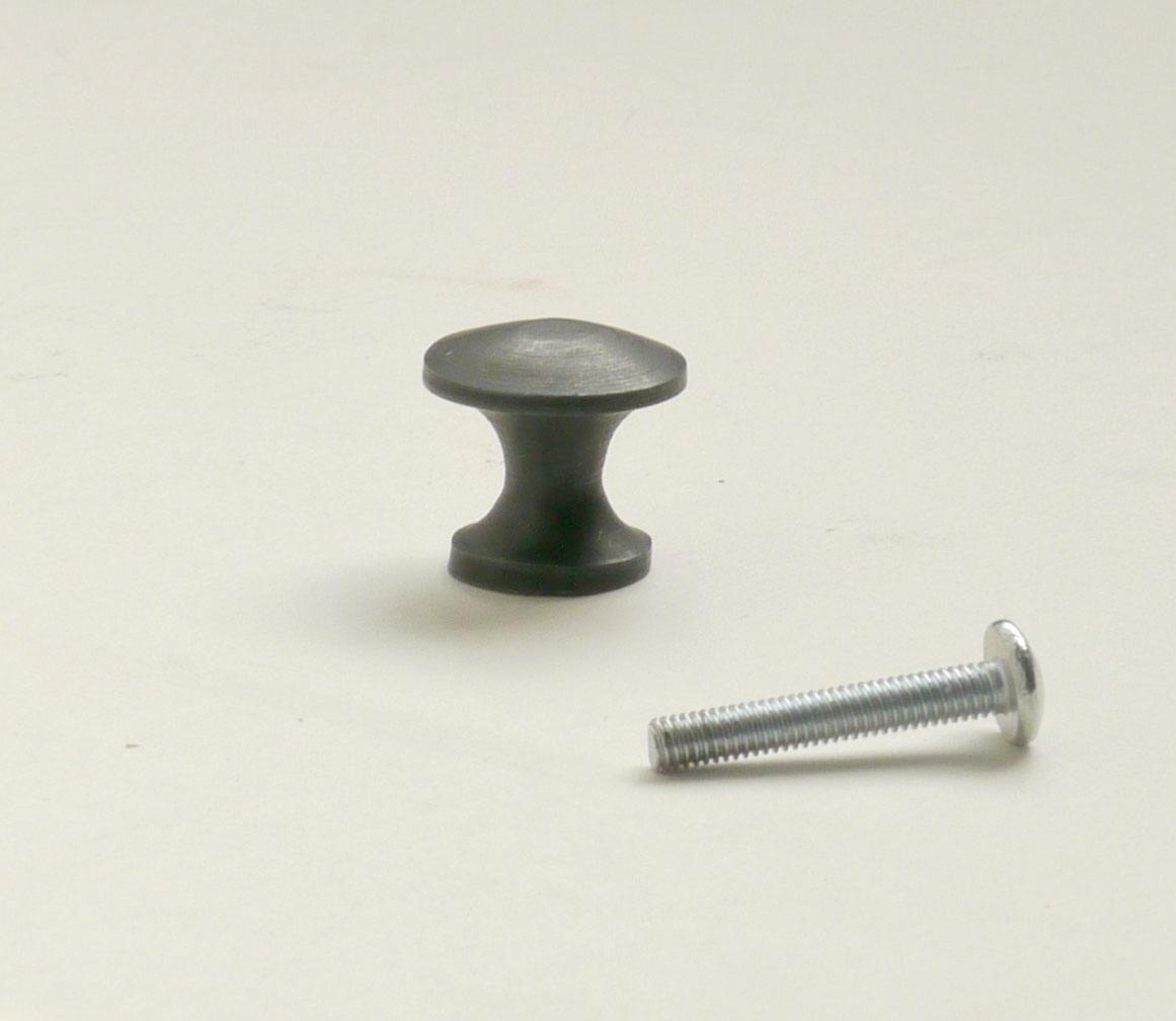 Iron cupboard knob, 3/4" (20mm) Diameter