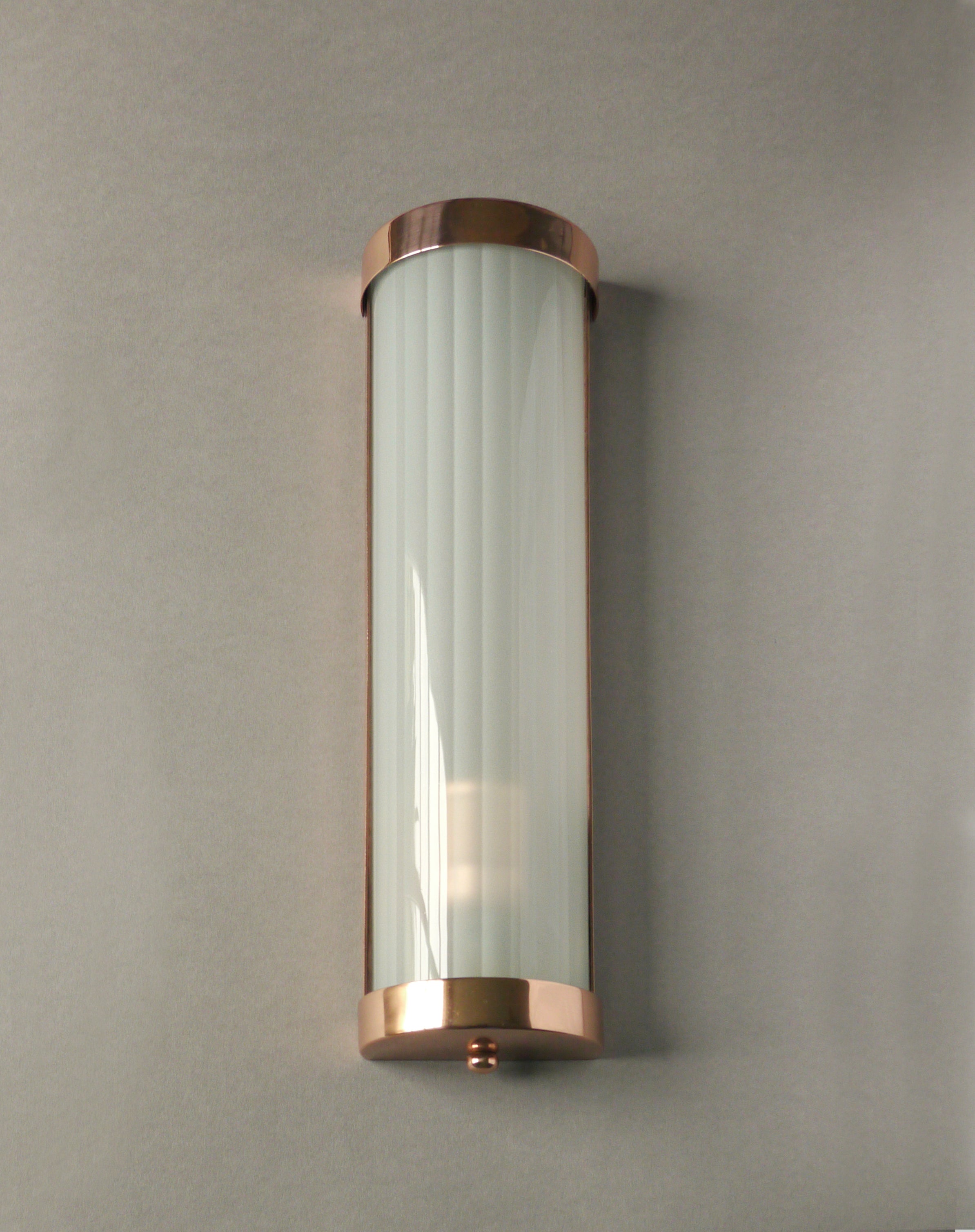 Deco Style Wall Light, Copper, for Bathroom
