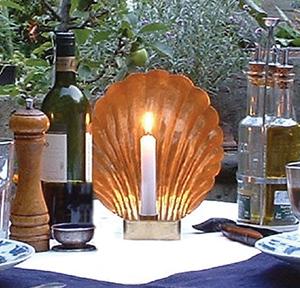 Brass Shell Table Light