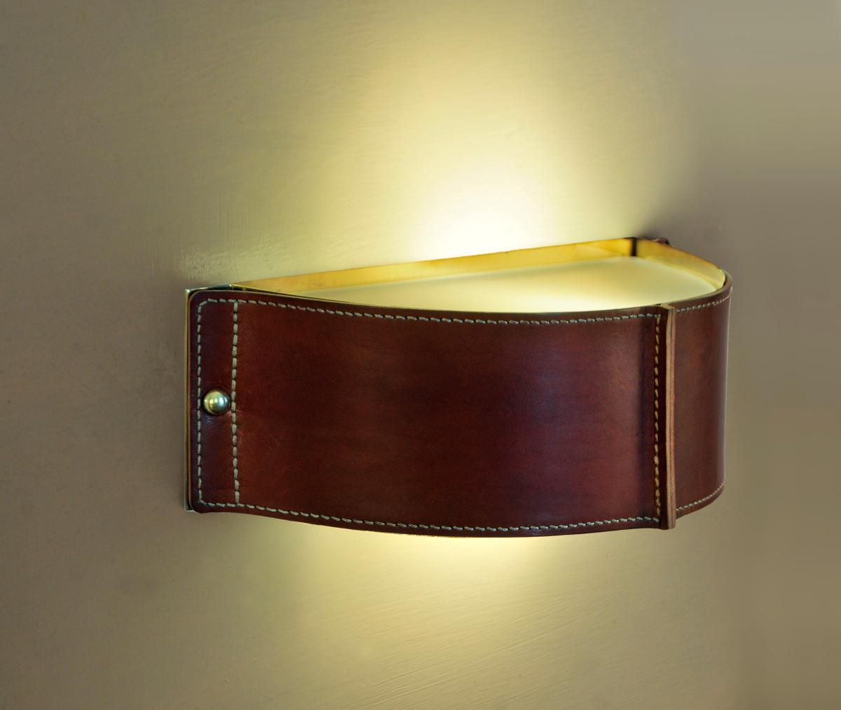 Stitch, Dakota Leather with Brass