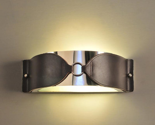 Ring, Havana Leather with  Nickel