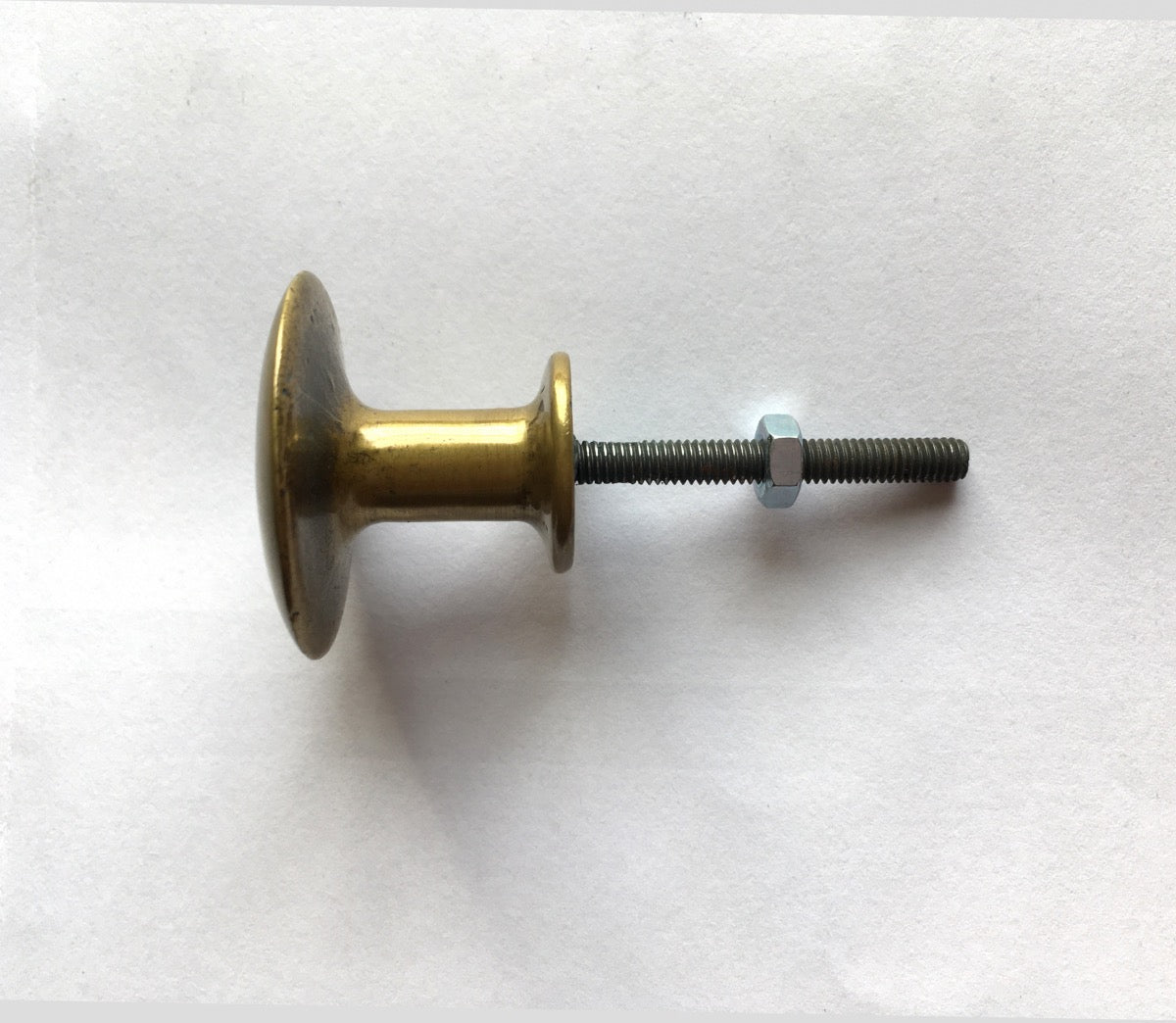 Replica Georgian Plain 32mm Knob with integral screw