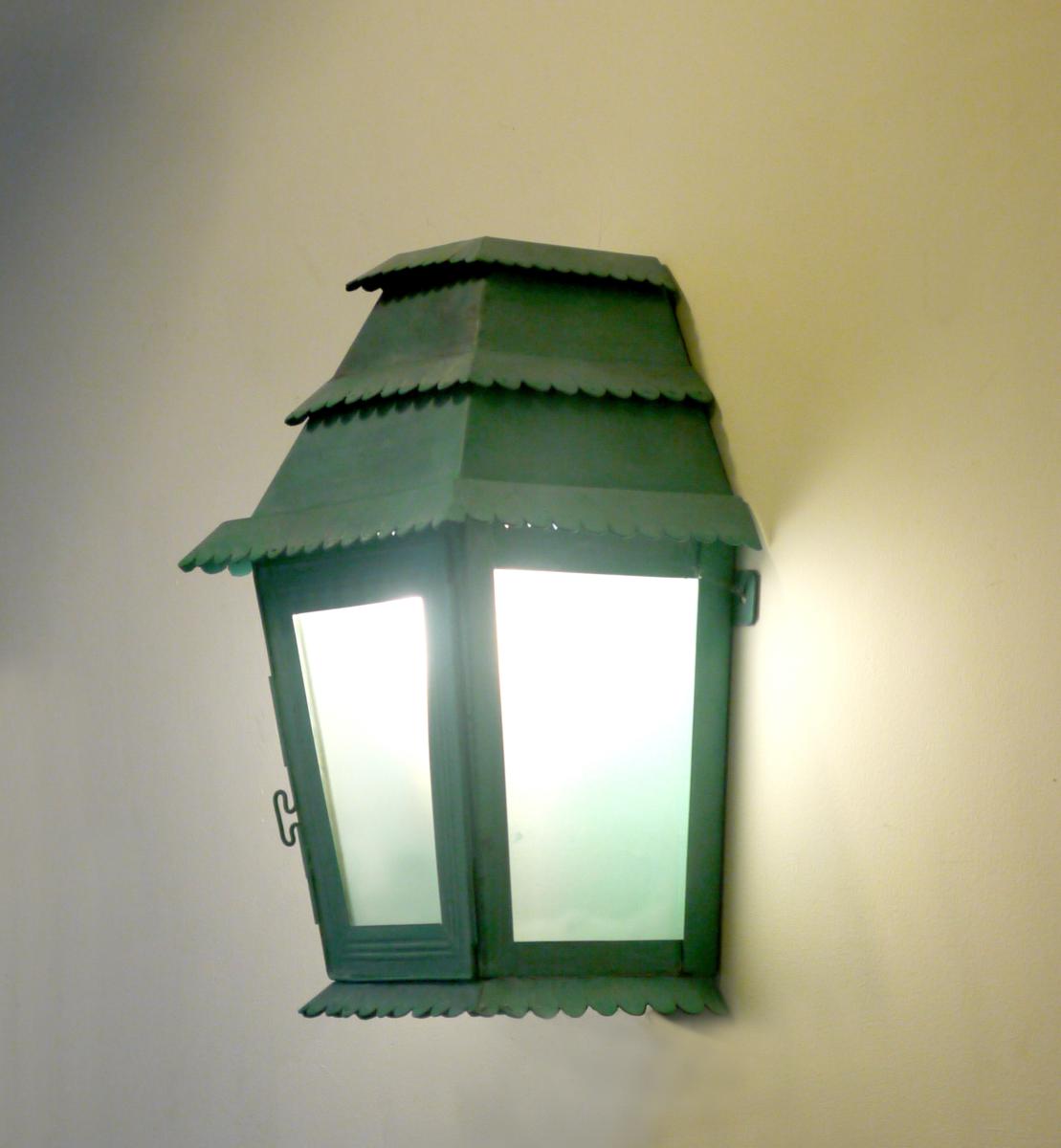 Verdigris Wall Lantern