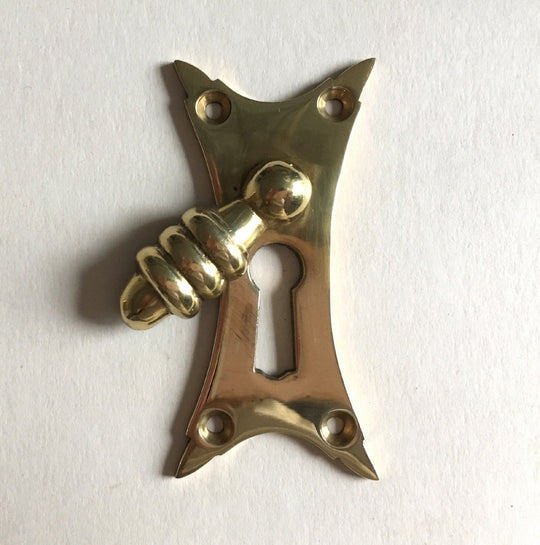 "Saint Pancras" Brass Keyhole Cover.