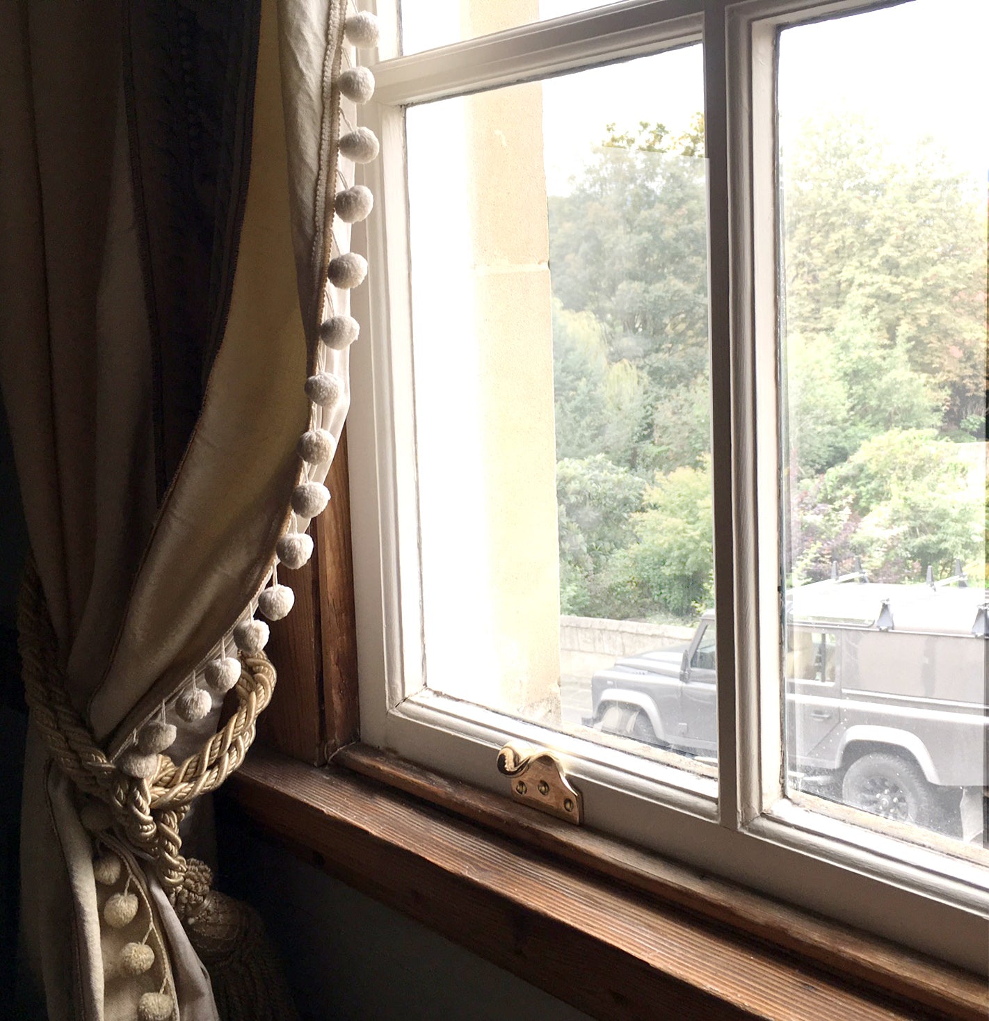 Reclaimed Cast Brass Sash Window Lift