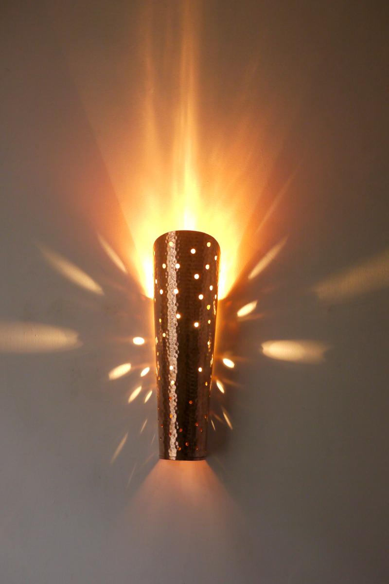 Sprinkle, Copper, Hammered Finish